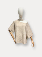 Open Collar Knit | beige