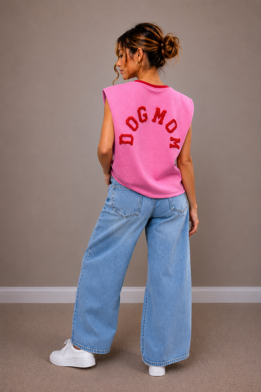 Dogmom Shirt | roze-rood