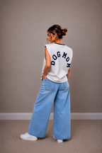 Dogmom Shirt | grijs-zwart