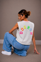 Dogmom shirt | grijs-multi
