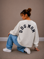 Dogmom Sweater | grey-black