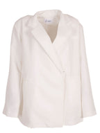Oversized blazer | white