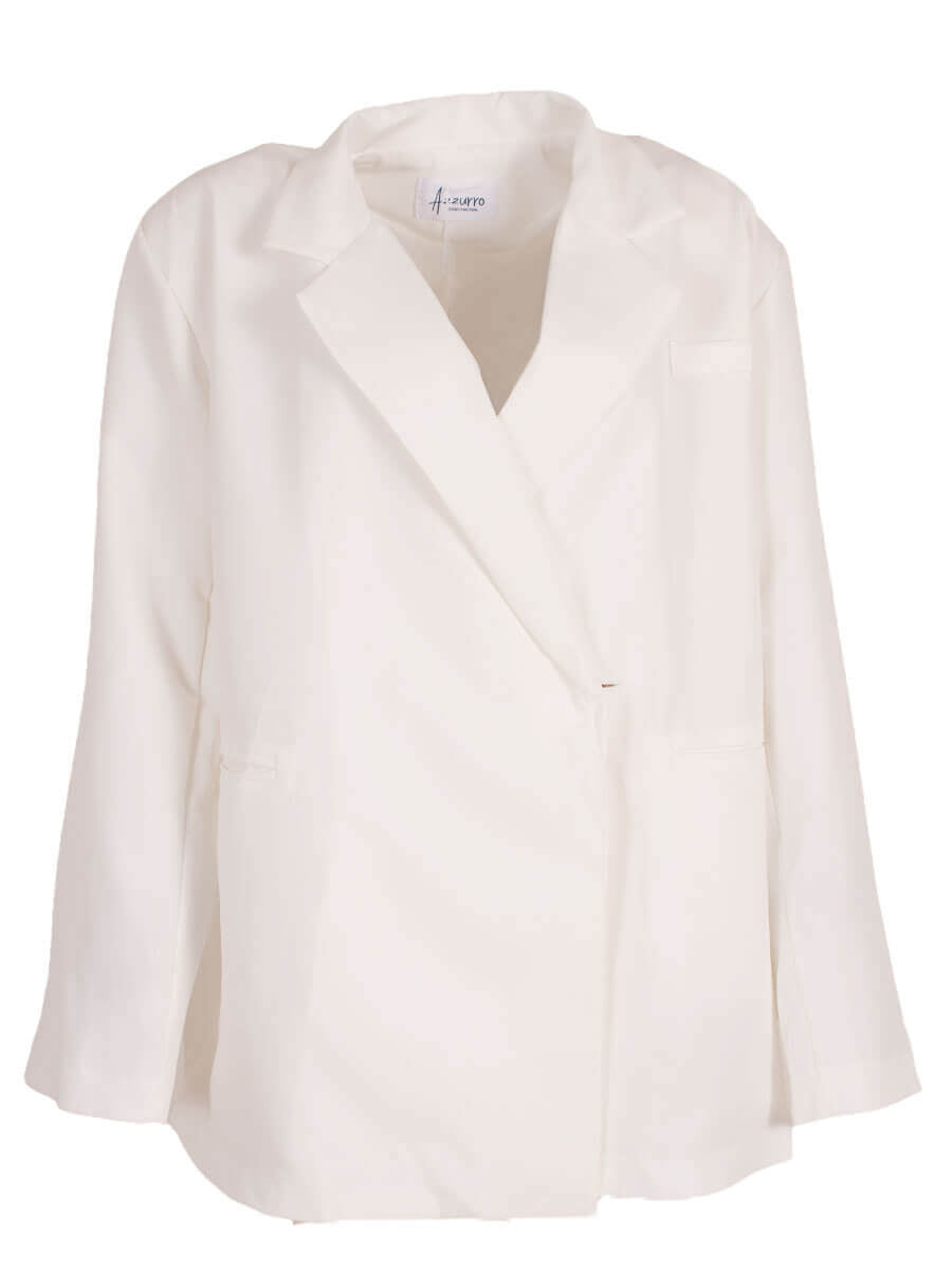 Oversized blazer | white