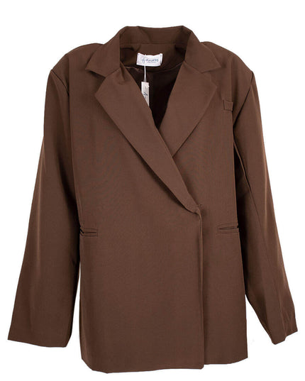 Oversized blazer | brown