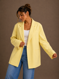 Oversized blazer | yellow