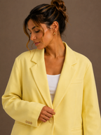 Oversized blazer | yellow