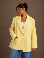 Oversized blazer | yellow