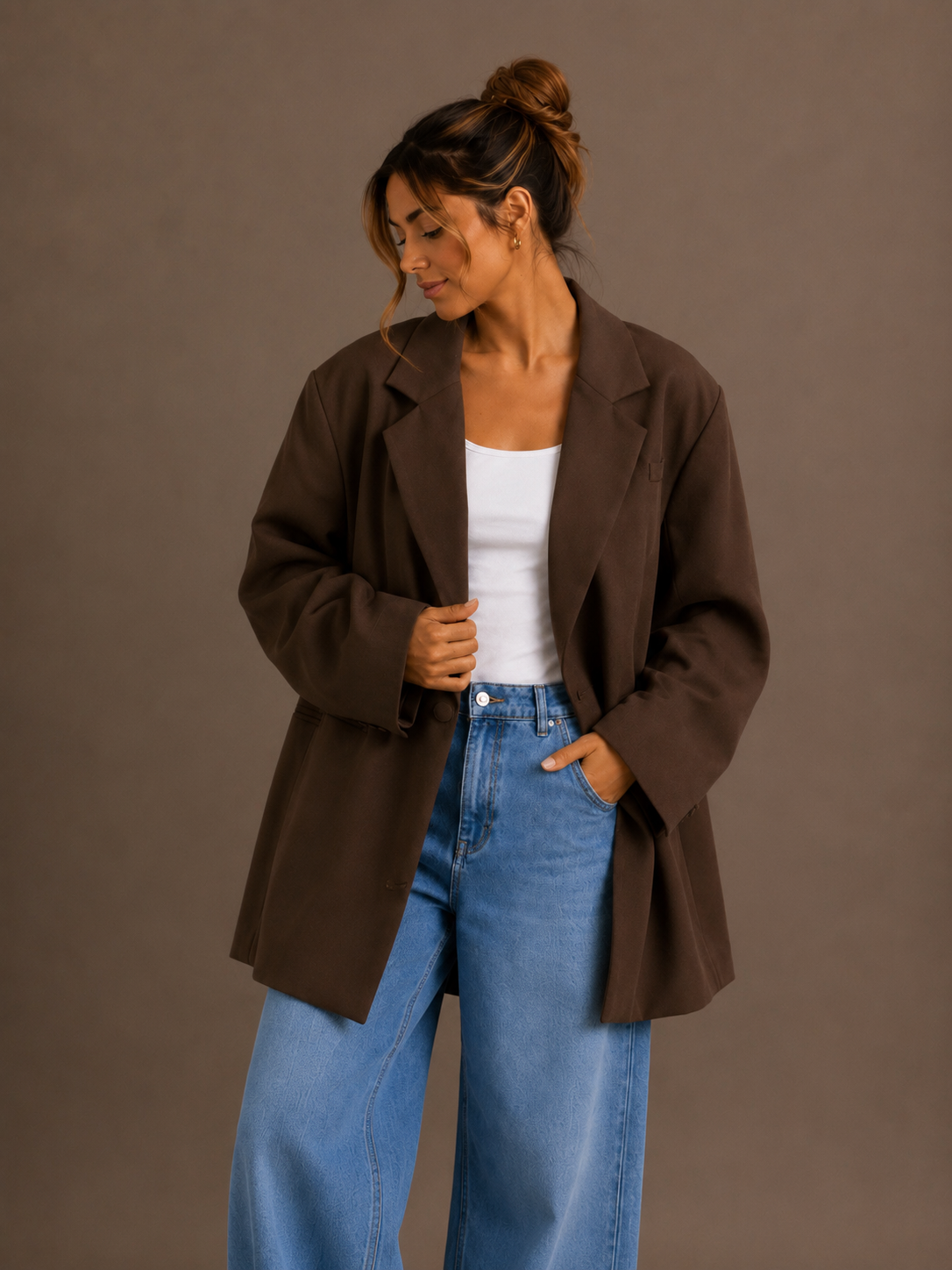 Oversized blazer | bruin