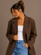 Oversized blazer | bruin