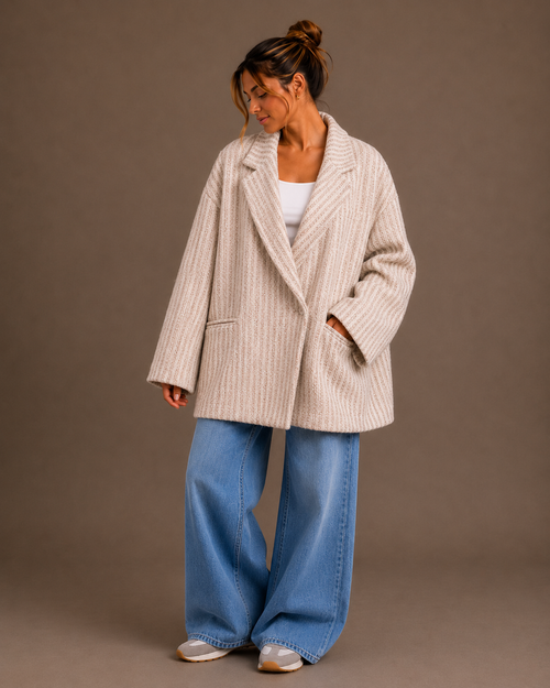 Classy oversized blazer | beige