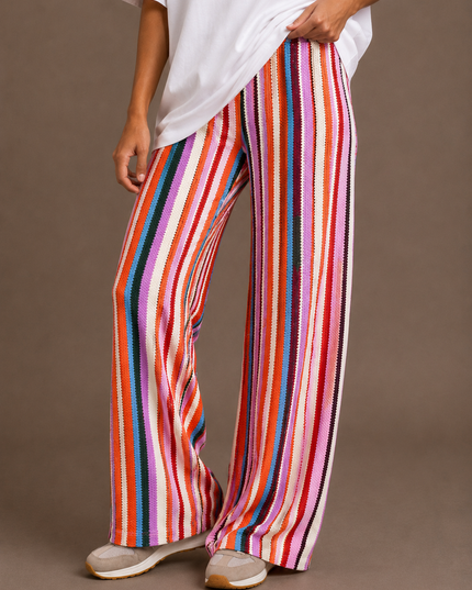 STRIPED MULTICOLOR PANTS