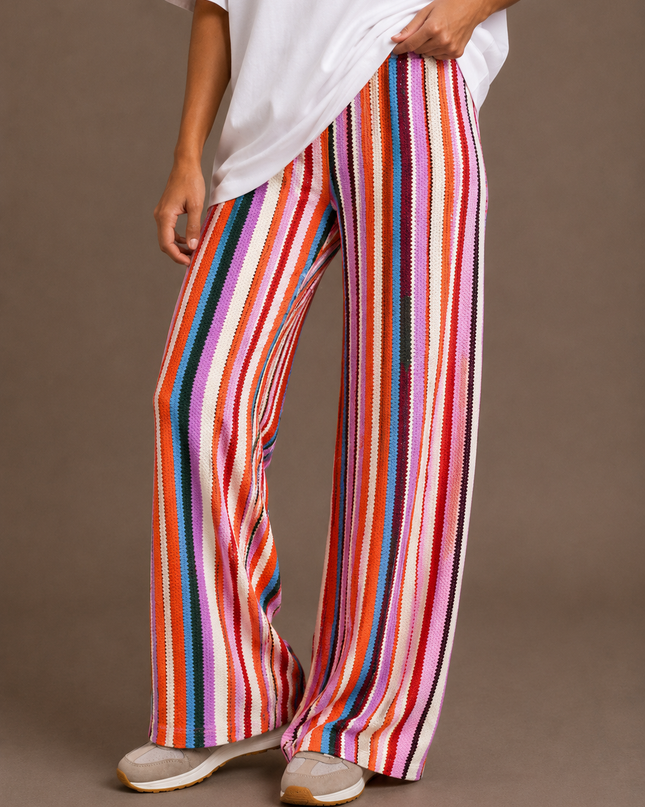 STRIPED MULTICOLOR PANTS