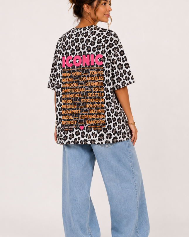 ICONIC LEOPARD T-SHIRT