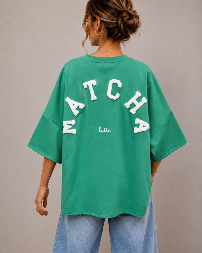 OVERSIZED MATCHA T-SHIRT