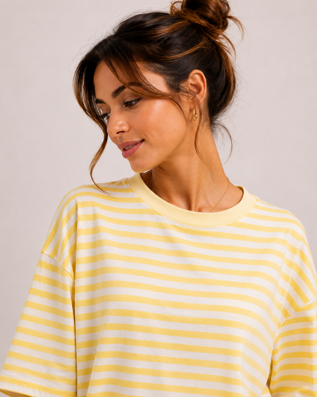 OVERSIZED STRIPED T-SHIRT